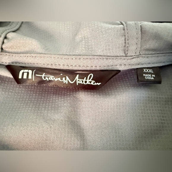 EUC TravisMathew Performance Hoodie Jacket Gray XXXL Golf Activewear Zip-Up 🩶 - Picture 6 of 13